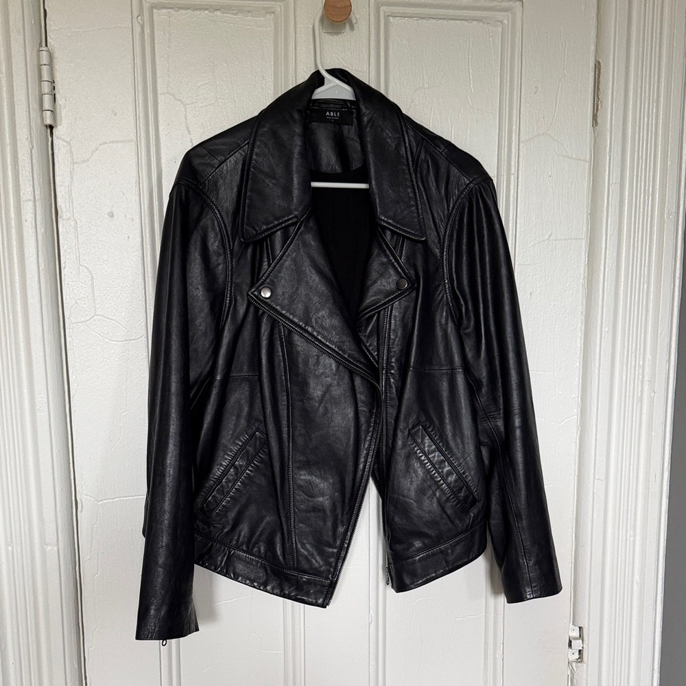 Classic Black Leather Jacket